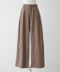 NICE CLAUP / OLIVE des OLIVE OUTLET(ナイスクラップ  / オリーブ デ オリーブ アウトレット) 【RMAF】美脚タックワイドパンツ
