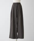 NICE CLAUP / OLIVE des OLIVE OUTLET(ナイスクラップ  / オリーブ デ オリーブ アウトレット) 【RMAF】美脚タックワイドパンツ