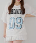 NICE CLAUP / OLIVE des OLIVE OUTLET(ナイスクラップ  / オリーブ デ オリーブ アウトレット) 【RMAF】ブロークコア半袖ロゴT