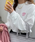 DISCOAT(ディスコート) 【WEB限定】ワンポイント刺繍ビッグロングTシャツ