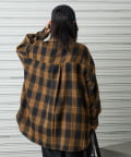 -goocy-(グーシー) チェックBIGシャツ
