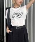 Lui's(ルイス) シルケットコクーンロゴT