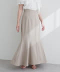 natural couture(ナチュラルクチュール) 【WEB限定】ハートウエストマーメイドスカート