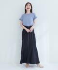 natural couture(ナチュラルクチュール) 【WEB限定】ハートウエストマーメイドスカート