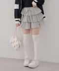 NICE CLAUP / OLIVE des OLIVE OUTLET(ナイスクラップ  / オリーブ デ オリーブ アウトレット) 【RMAF】チェックティアードスカート