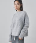 Whim Gazette(ウィム ガゼット) スーリーアルパカクルーネックプルオーバー
