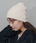 Kastane(カスタネ) 【新色追加/4色展開】パールニットビーニー