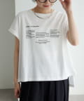 PUAL CE CIN(ピュアルセシン) サイドシームレスTシャツ
