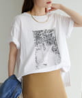 PUAL CE CIN(ピュアルセシン) 【接触冷感+UVカット】フォトプリントTシャツ