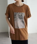PUAL CE CIN(ピュアルセシン) 【接触冷感+UVカット】フォトプリントTシャツ