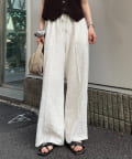 CIAOPANIC TYPY(チャオパニックティピー) パッチワーク切替レースワイドパンツ
