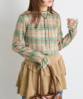 w closet(ダブルクローゼット) 【25AW】柄シャーリングプルオーバー