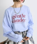 w closet(ダブルクローゼット) 【25AW】袖レースレイヤードロンＴ