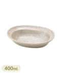 3COINS(スリーコインズ) オーバルボウル：400ml