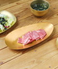 salut!(サリュ) サービングオーバルプレート：30cm／おうちで楽しむ焼肉時間