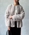 Chez toi(シェトワ) ファー×キルティングリバーシブルジャケット