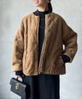 Chez toi(シェトワ) ファー×キルティングリバーシブルジャケット