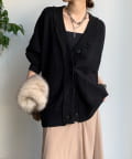 DOUDOU(ドゥドゥ) マシーンウォッシャブルニットカーディガン
