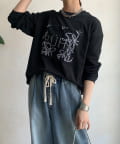 DOUDOU(ドゥドゥ) 【WEB限定】レースロゴロンTEE