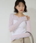 GALLARDAGALANTE(ガリャルダガランテ) 【7/17(木)12:00予約開始】【La nature linge】NEWレースカットソー