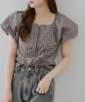 NICE CLAUP / OLIVE des OLIVE OUTLET(ナイスクラップ  / オリーブ デ オリーブ アウトレット) WZIPドロストブラウス
