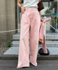 FREDY & GLOSTER(フレディ アンド グロスター) カラーストレートデニムパンツ