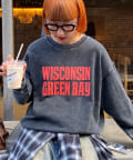 CIAOPANIC TYPY(チャオパニックティピー) 【UNISEX】NEWアシッドウォッシュ加工ロゴスウェット