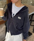 CIAOPANIC TYPY(チャオパニックティピー) 【UNISEX】アシッドウォッシュ加工ロゴジップパーカー
