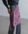 Pasterip(パセリ) Suede leather apron skirt