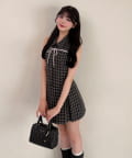 完売カラー再販売】YUI企画 ノースリーブシャツミニワンピース