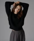 Lui's(ルイス) 【FILA×Lui's】ハイネッククロップドニット