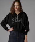 Lui's(ルイス) 【FILA×Lui's】ハーフZIPロゴスウェット