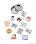 缶入りステッカー／ちびまる子ちゃん（りぼん70周年） | 3COINS(スリー
