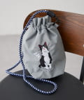 Remind me and forever(リマインドミーアンドフォーエバー) 【WEB限定】アニマル刺繍コードショルダーポーチ