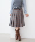 Kastane(カスタネ) 【9.6(土)12:00-9.7(日)23:59二日限定販売/再入荷なし/オーダー会限定アイテム】チェックミドルスカート