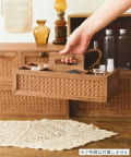 salut!(サリュ) 《WEB限定商品》ラタン仕切りボックス