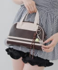 NICE CLAUP / OLIVE des OLIVE OUTLET(ナイスクラップ  / オリーブ デ オリーブ アウトレット) 【RMAF】テニスチャーム付き２WAYボストン