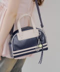 NICE CLAUP / OLIVE des OLIVE OUTLET(ナイスクラップ  / オリーブ デ オリーブ アウトレット) 【RMAF】テニスチャーム付き２WAYボストン