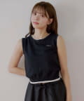 Chico(チコ) 配色ネームロゴノースリニット