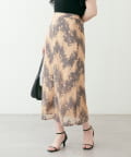 NICE CLAUP / OLIVE des OLIVE OUTLET(ナイスクラップ  / オリーブ デ オリーブ アウトレット) 【natural couture】カラーレースＡラインスカート