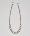 Lui's(ルイス) Ah Necklace / 02 (コンビチェーンネックレス)