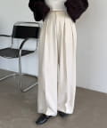 gemeil(ジェムイル) 【LE'MAGE×gemeilコラボ】2タックワイドパンツ