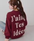 Remind me and forever(リマインドミーアンドフォーエバー) バックロゴマットモールプルオーバー