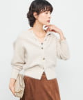 NOLLEY'S(ノーリーズ) FOXカシミヤボックス袖2WAYカーディガン