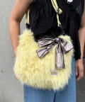 CIAOPANIC TYPY(チャオパニックティピー) 【HELLO.SANFRANCISCO/ハローサンフランシスコ】リボンチャーム付マルチWAYファーBAG