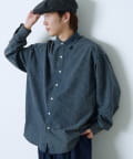 Kastane(カスタネ) 【WHIMSIC】ACID WASHED PLAID SHIRT