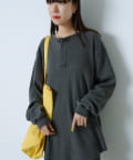 Kastane(カスタネ) 【WHIMSIC】サーマル ヘンリーネックTシャツ