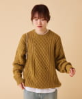 OUTLET(アウトレット) 【CIAOPANIC TYPY】USAウール アランニットPO
