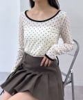 mline(エムライン) [mline]チョーカーベロアトップス