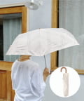 salut!(サリュ) 雨晴兼用雨傘折スリーラインチェック